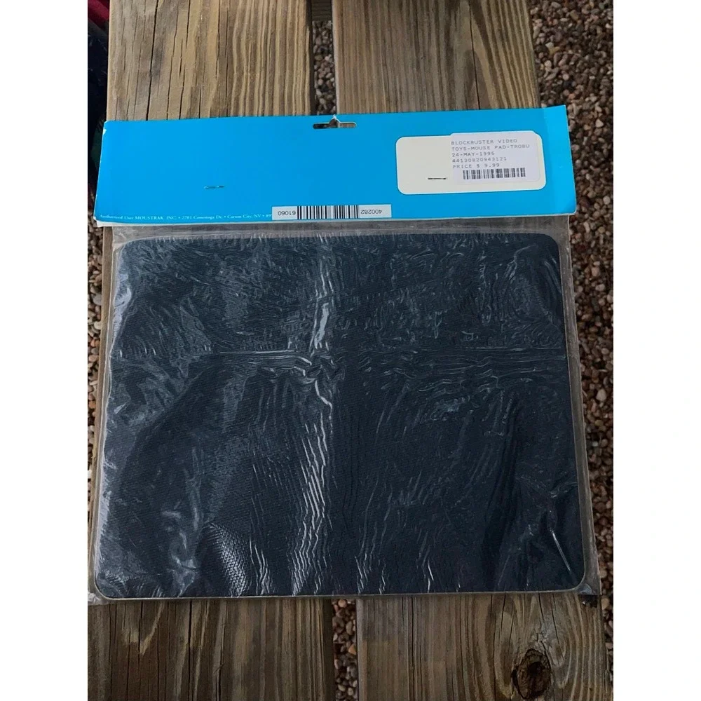 Vintage Star Trek Mouse Pad by Moustrak Captain Kirk and Tribbles New in Package